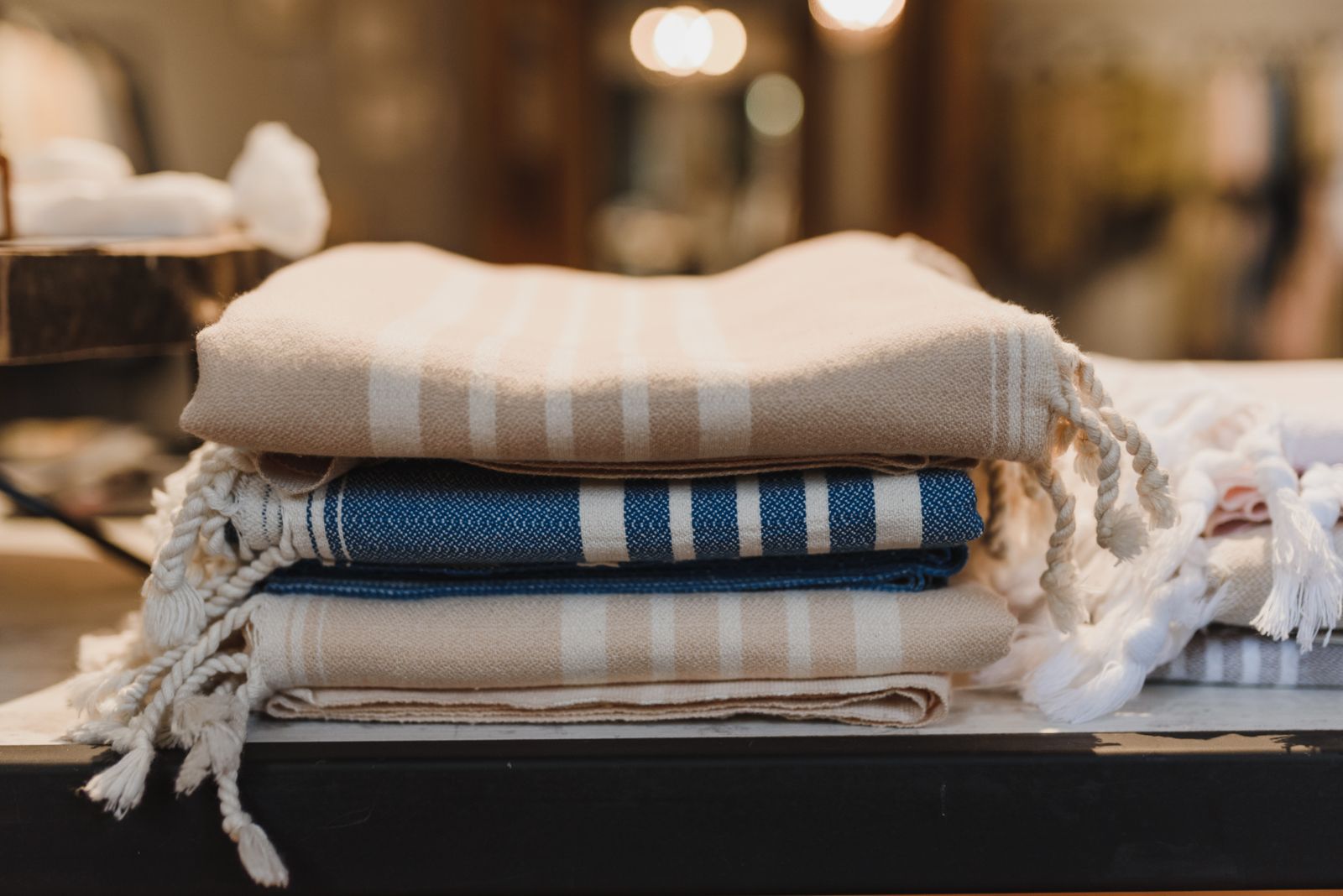 Linge plié avec soin