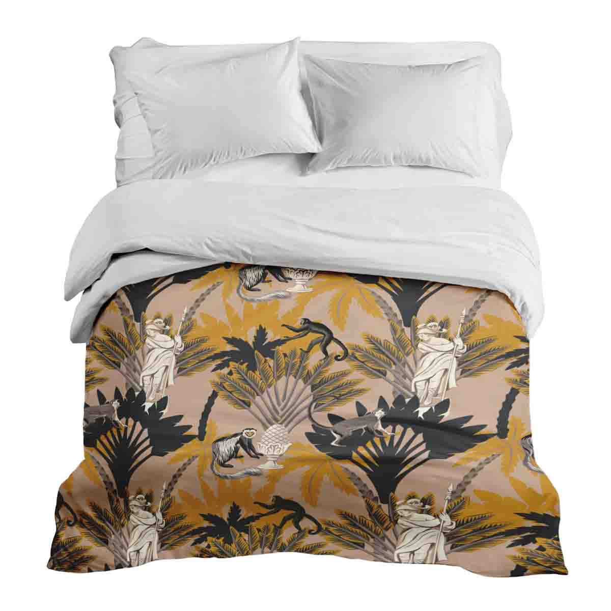 Housse à motifs pour couverture lestée, motif Floral grec