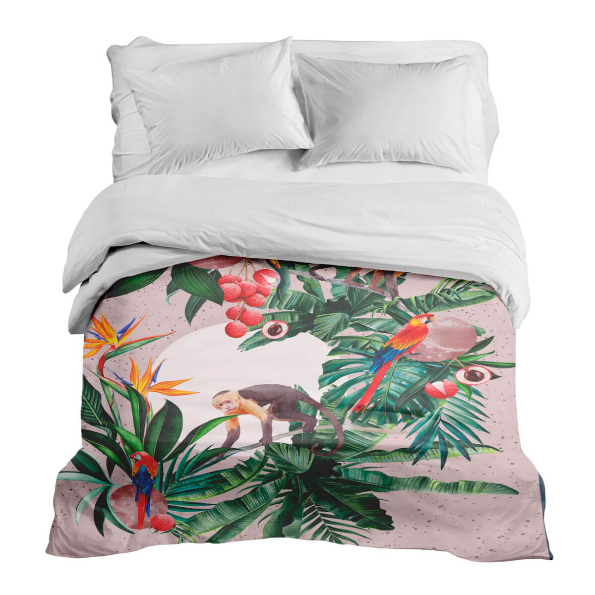 Housse à motifs pour couverture lestée, motif Singes