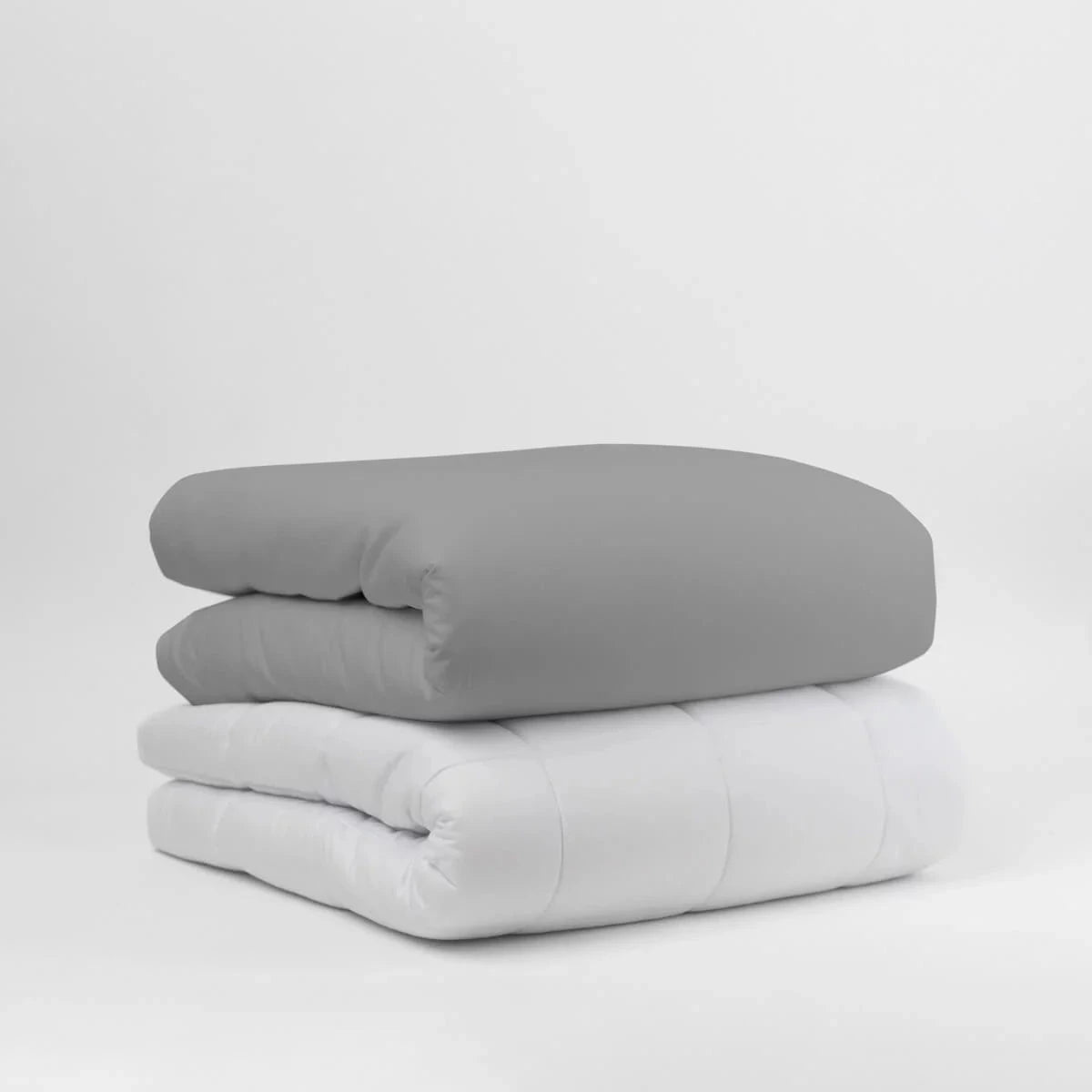 Couverture lestée Gravity Basic, housse coton coloris gris