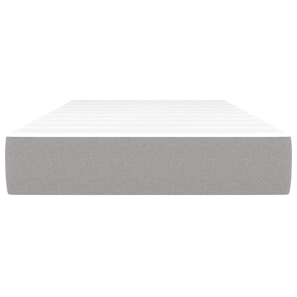 Matelas enfant à ressorts ensachés mi-ferme 80 x 160 cm, coloris gris clair, autre vue