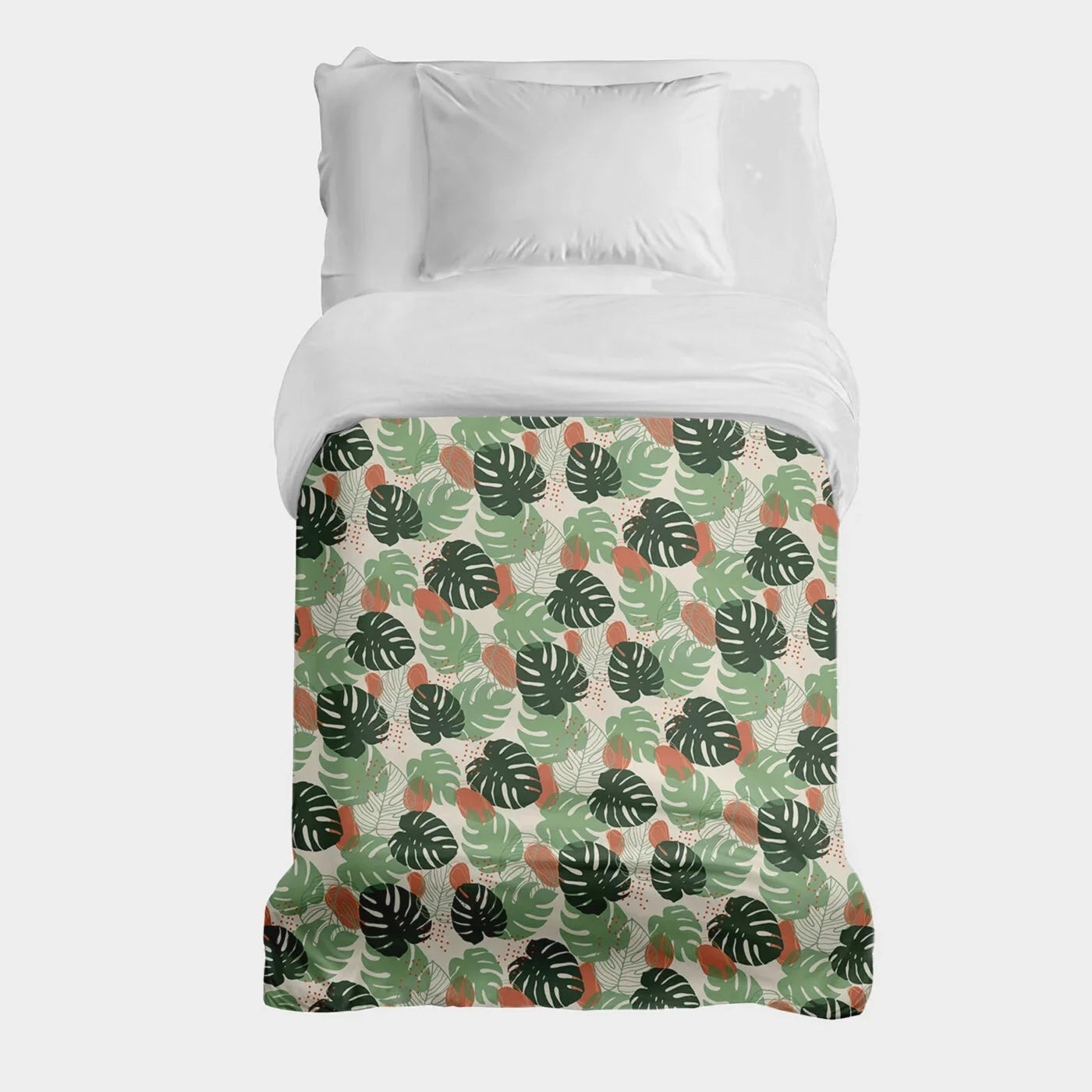 Couverture lestée Balance® Kids à motifs, coloris Monstera