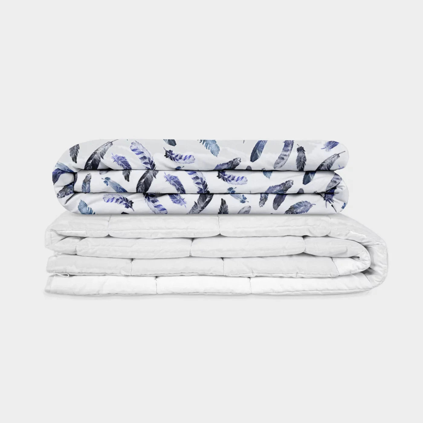 Couverture lestée Balance® Kids à motifs, coloris Plume #Couleur_Plume