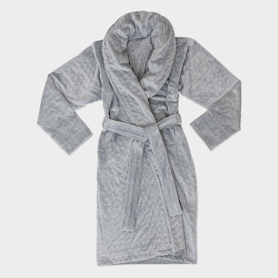Peignoir lesté Balance, coloris Gris #Couleur_Gris