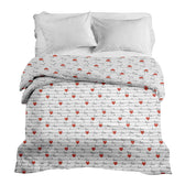Housse à motifs pour couverture lestée, motif Écrivez #Motif_Écrivez