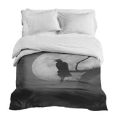 Housse à motifs pour couverture lestée, motif Corbeau noir #Motif_Corbeau noir
