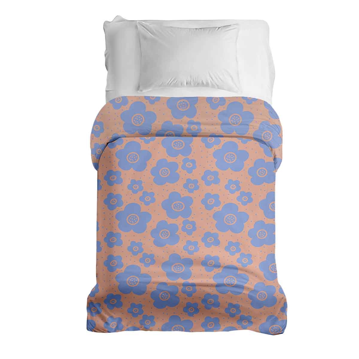 Housse à motifs pour couverture lestée enfant, imprimé Champ mauve