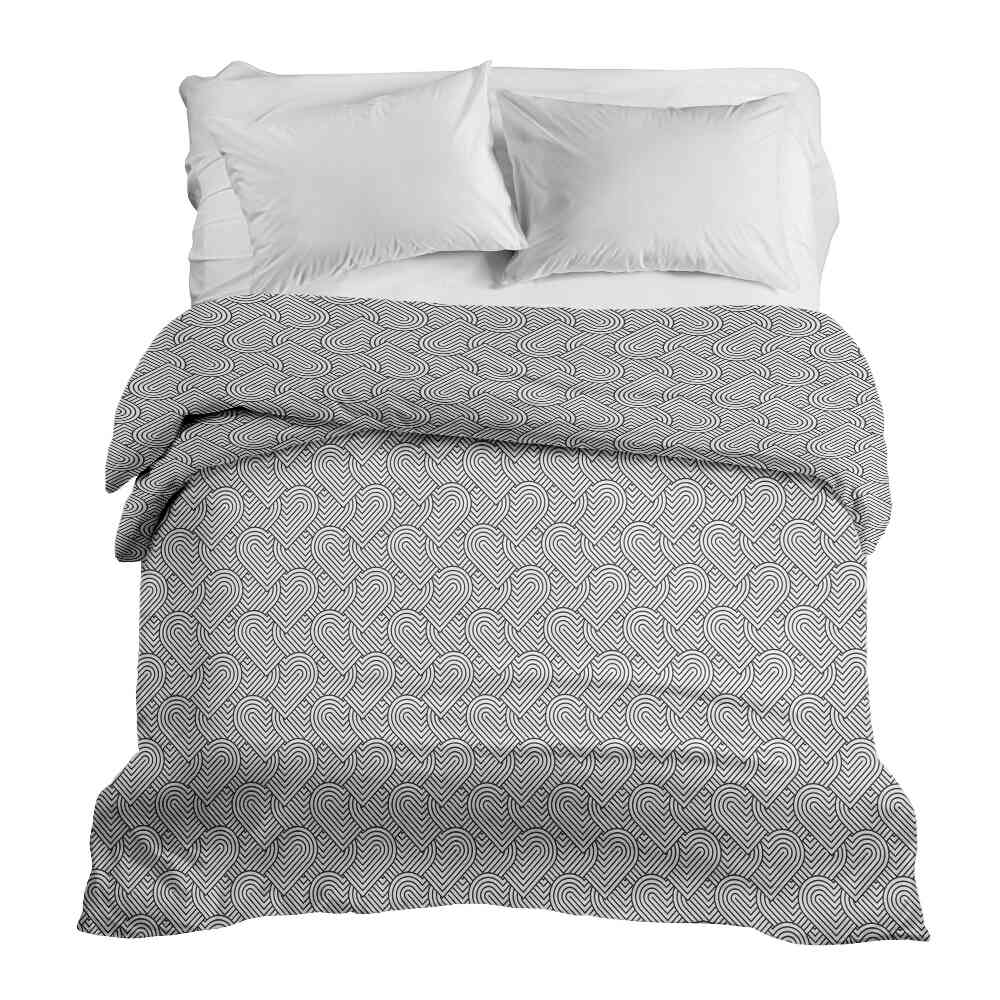 Housse à motifs pour couverture lestée, motif Coeur 2
