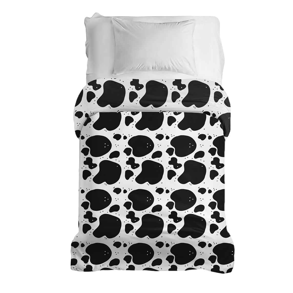 Housse à motifs pour couverture lestée enfant, imprimé Vachette #Motif_Vachette