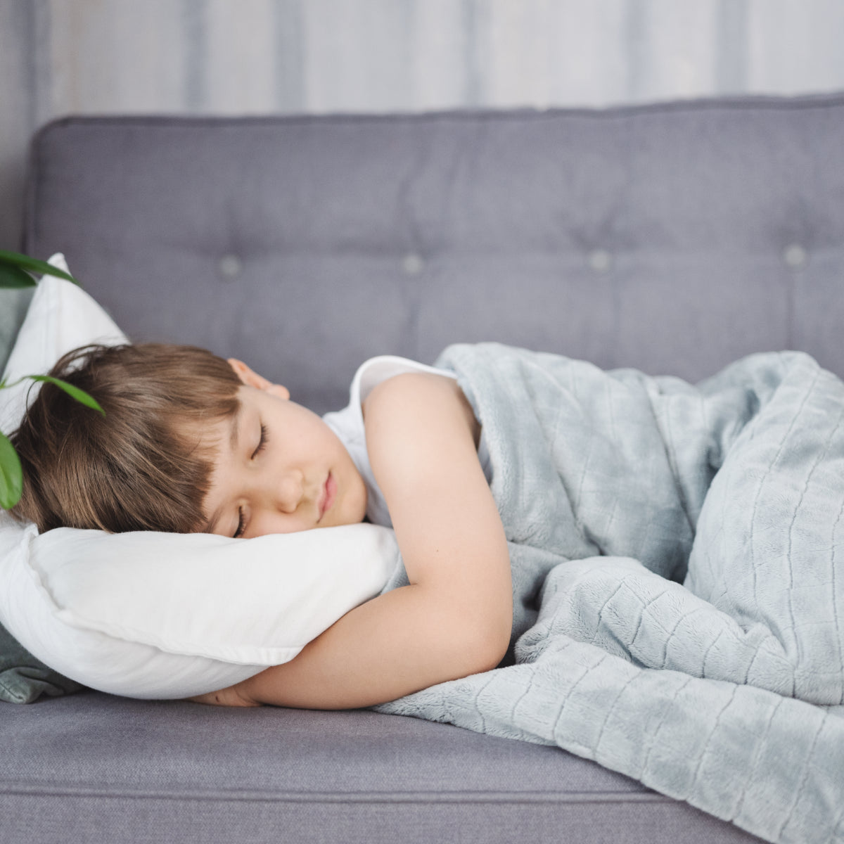 Couverture lestée Balance® Kids, coloris Gris
