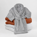 Pack Jour et Nuit Coton : couverture lestée en coton et peignoir lesté