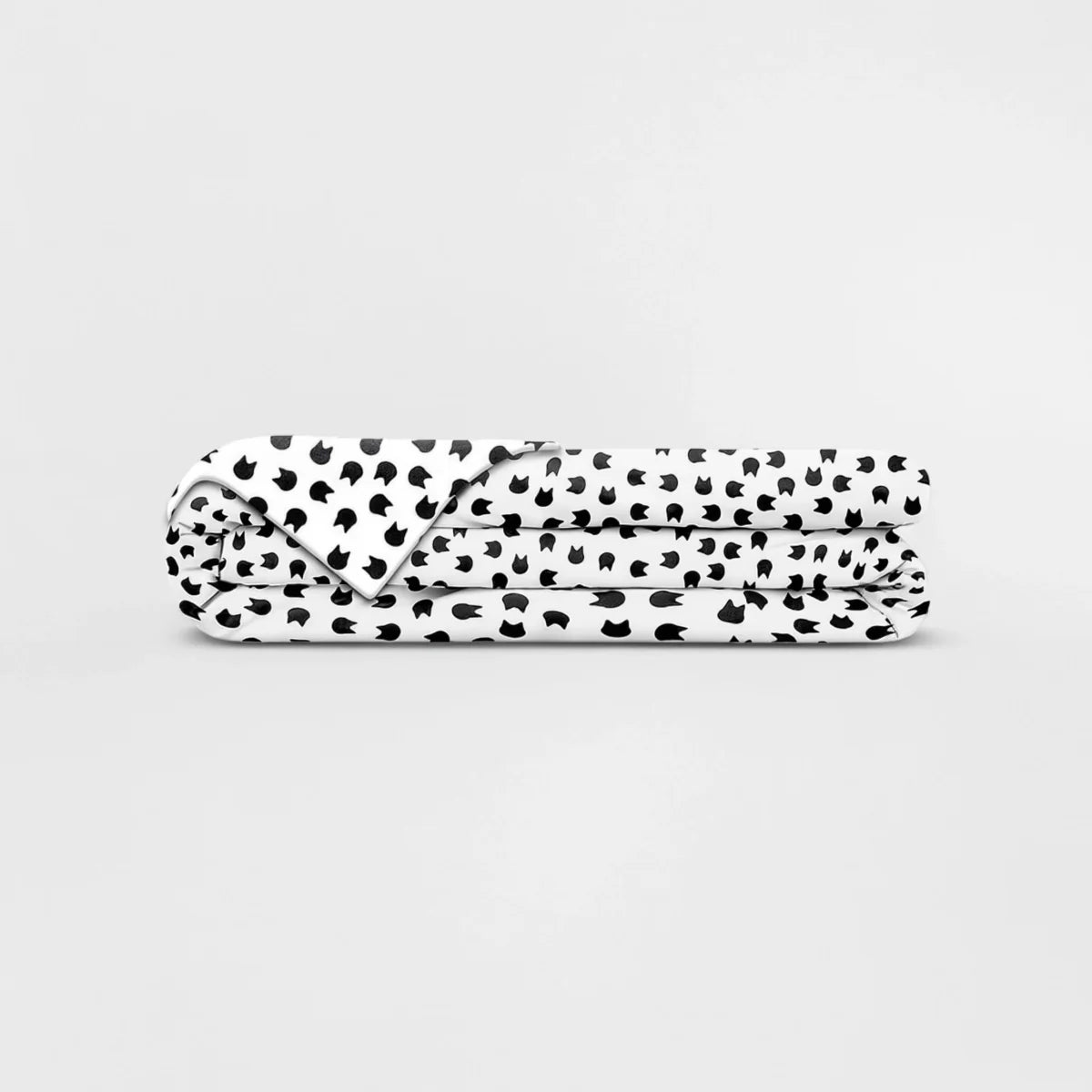Couverture lestée Senso-Rex Kids motif Super Kitty, petits chats noirs sur fond blanc