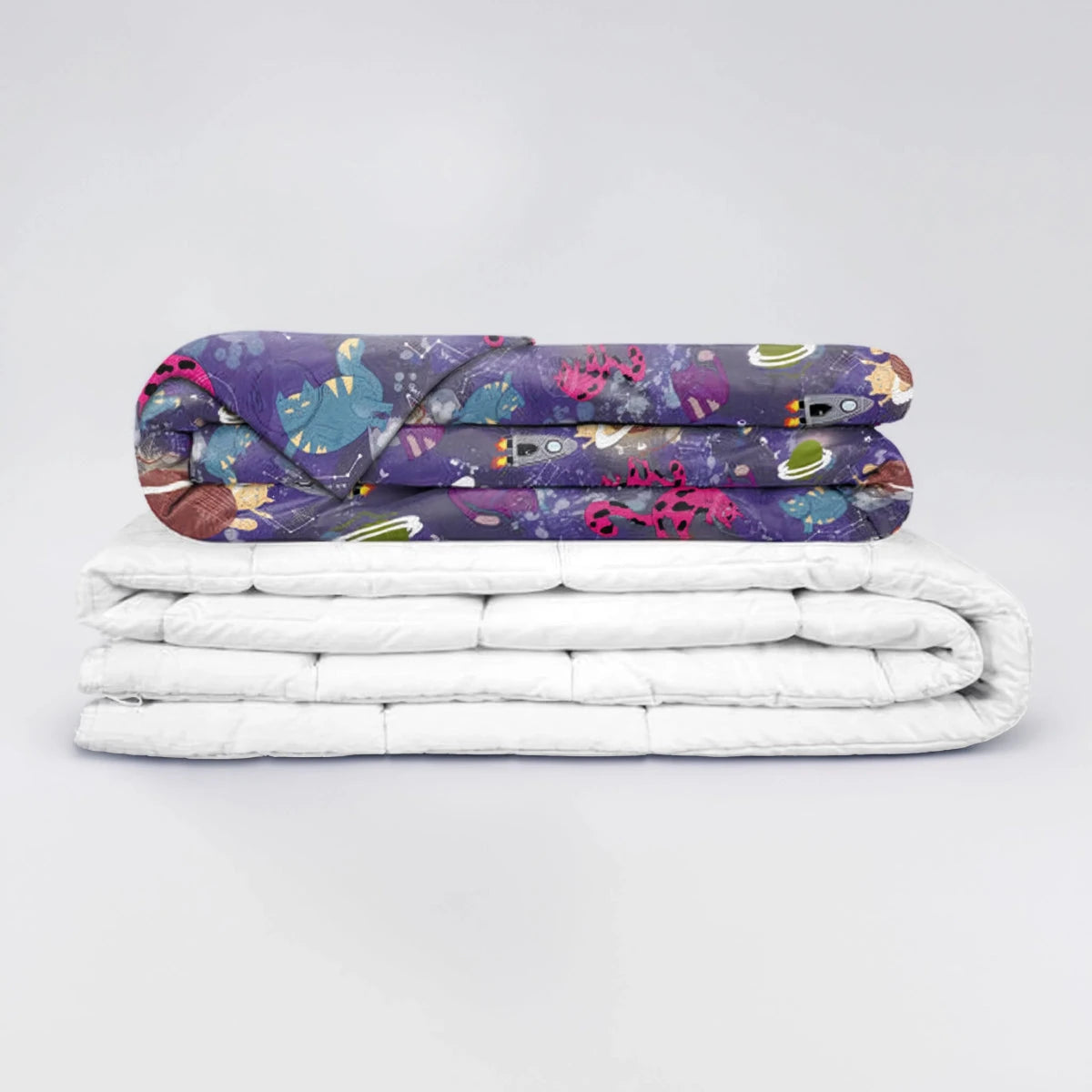 Couverture lestée Gravity® Kids, coloris Space Cats