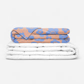 Couverture lestée Gravity® Kids à motifs, coloris Champ violet #Couleur_Champ violet (coton)