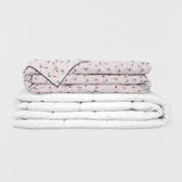 Couverture lestée Gravity® Kids à motifs, coloris Roses #Couleur_Roses (Coton)