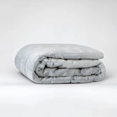 Set WRAP NINJA en peluche, coloris Gris, la couverture pliée #Couleur_Gris