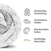 Housse à motifs pour couverture lestée, motif Serpent, sur un lit #Motif_Serpent