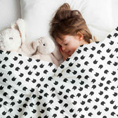 Housse à motifs pour couverture lestée enfant, imprimé Super chaton, pendant la sieste #Motif_Super chaton