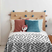 Housse à motifs pour couverture lestée enfant, imprimé Super chaton, dans une chambre d'enfant #Motif_Super chaton