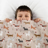 Couverture lestée Balance® Kids à motifs, coloris Chien #Couleur_Chien