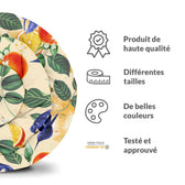 Couverture lestée Collection Floral, motif Orange, vue en situation #Motif_Orange