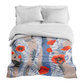 Housse à motifs pour couverture lestée, motif Printemps #Motif_Printemps