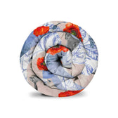 Couverture lestée Collection Floral, motif Printemps, vue en situation #Motif_Printemps
