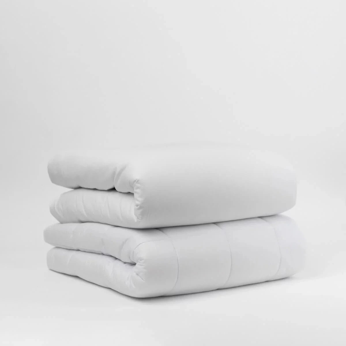 Couverture lestée Gravity Basic, housse coton coloris blanc