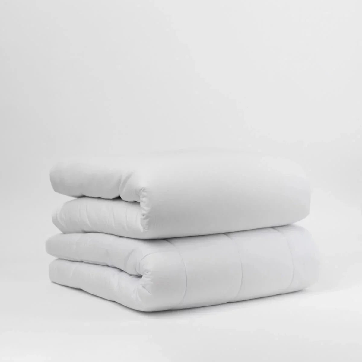 Pack Sommeil et Beauté Coton, couverture lestée coloris Blanc