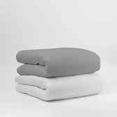 Couverture lestée Gravity Basic, housse coton coloris Gris #Couleur_Gris (Coton)