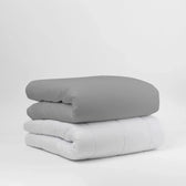 Pack Sommeil et Beauté Coton, couverture lestée coloris Gris #Couleur de la couverture_Gris (Coton)