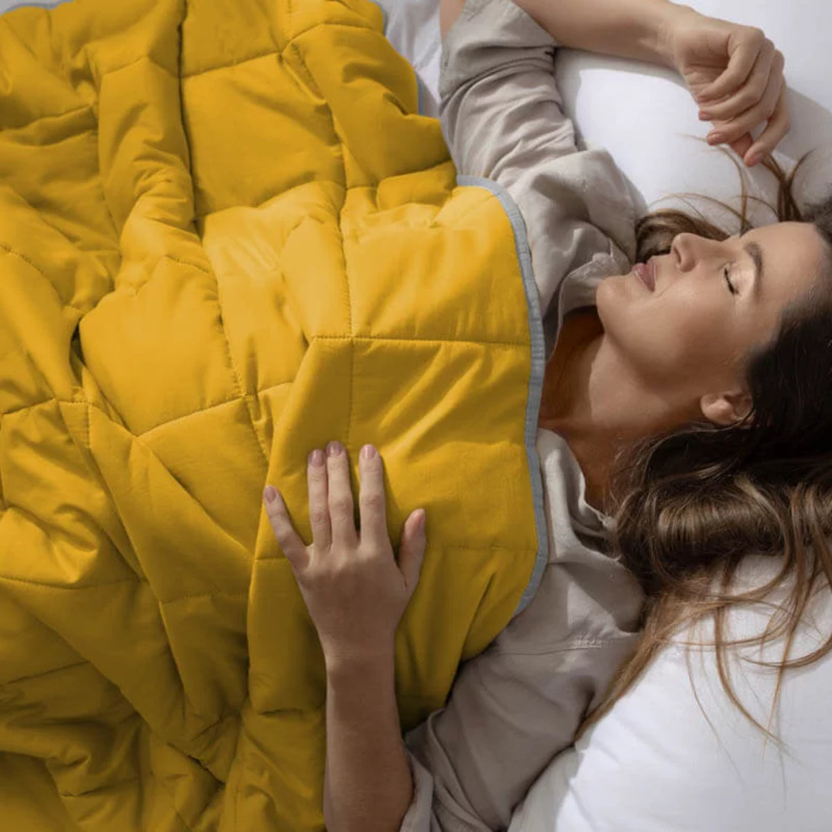 Noyau lesté Gravity sans housse, coloris Jaune
