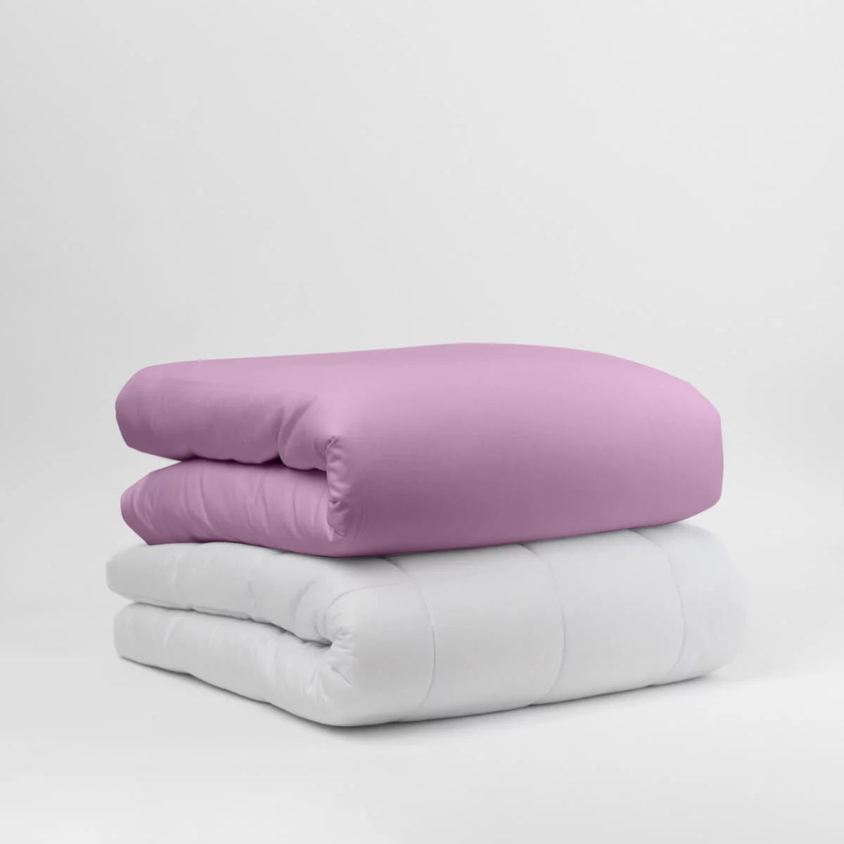 Couverture lestée Gravity Basic, housse coton coloris lavande