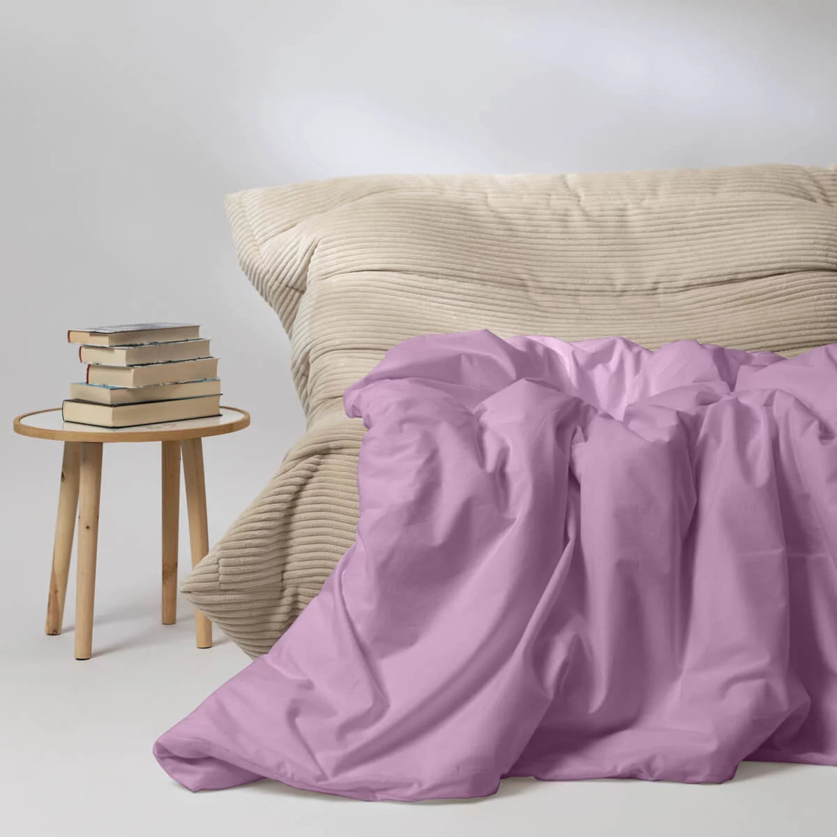 Couverture lestée Gravity Basic, housse coton coloris lavande
