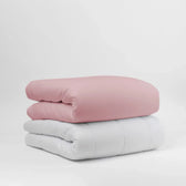 Pack Sommeil et Beauté Coton, couverture lestée coloris Rose #Couleur de la couverture_Rose (Coton)