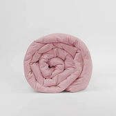 Couverture lestée Gravity Basic, housse coton coloris Rose #Couleur_Rose (Coton)