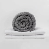 Couverture lestée Gravity®, coloris Gris #Couleur_Gris (Toutes saisons)
