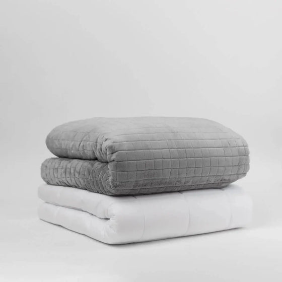 Couverture lestée Gravity®, coloris Gris #Couleur_Gris (Toutes saisons)