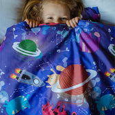 Couverture lestée Gravity® Kids à motifs, coloris Chats de l'espace, vue 9 #Couleur_Chats de l'espace (coton)