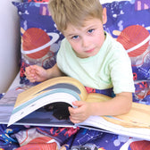 Couverture lestée Gravity® Kids à motifs, coloris Chats de l'espace, vue 11 #Couleur_Chats de l'espace (coton)