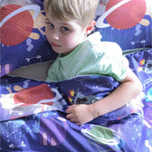 Couverture lestée Gravity® Kids à motifs, coloris Chats de l'espace, vue 13 #Couleur_Chats de l'espace (coton)