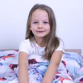 Couverture lestée Gravity® Kids à motifs, coloris Chevaux arc-en-ciel, vue 6 #Couleur_Chevaux arc-en-ciel (coton)