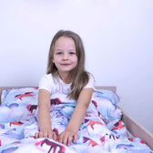 Couverture lestée Gravity® Kids à motifs, coloris Chevaux arc-en-ciel, vue 4 #Couleur_Chevaux arc-en-ciel (coton)