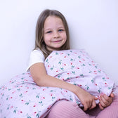 Couverture lestée Gravity® Kids à motifs, coloris Roses, vue 5 #Couleur_Roses (Coton)
