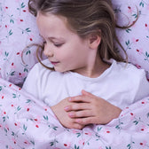 Couverture lestée Gravity® Kids à motifs, coloris Roses, vue 4 #Couleur_Roses (Coton)