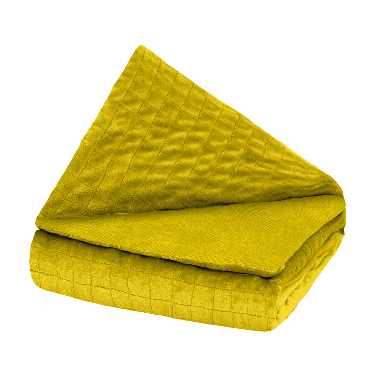 Housse à motifs pour couverture lestée, motif Fraîcheur de printemps, sur un lit