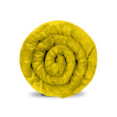 Housse à motifs pour couverture lestée, motif Fraîcheur de printemps, sur un lit #Motif_Fraîcheur de printemps