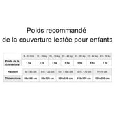 Couverture lestée Gravity® Kids #Couleur_Archive