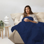 Couverture lestée Balance®, coloris Poseidon #Couleur_Poseidon (Coton)