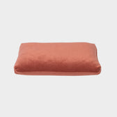 Bouillotte aux cosses de sarrasin, housse velours Gingembre #Modèle_Gingembre (velours)